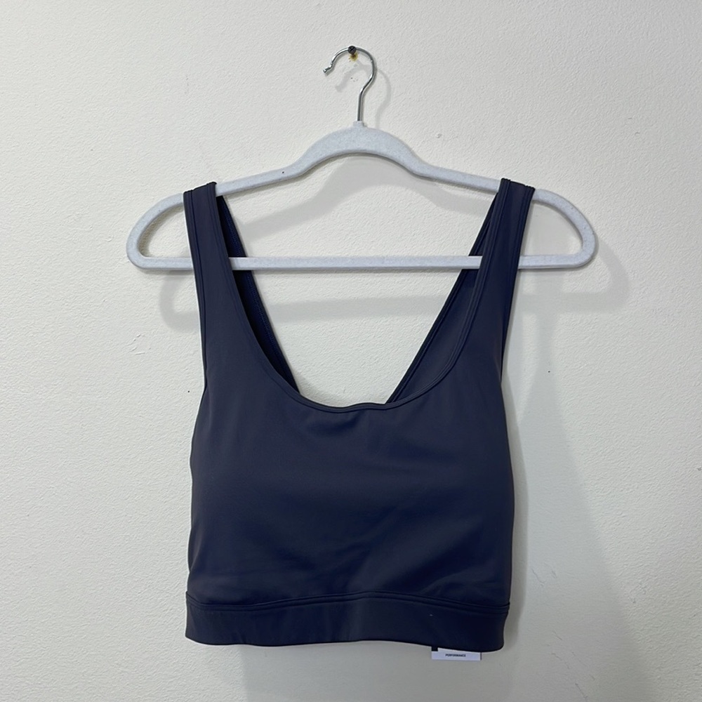 Ideology Deep Charcoal Sports Bra